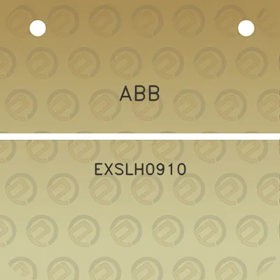 abb-exslh0910