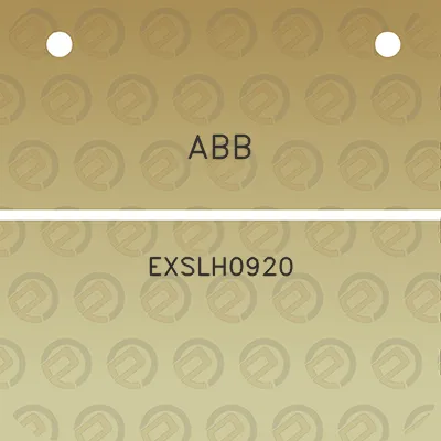 abb-exslh0920