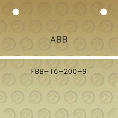 abb-fbb-16-200-9