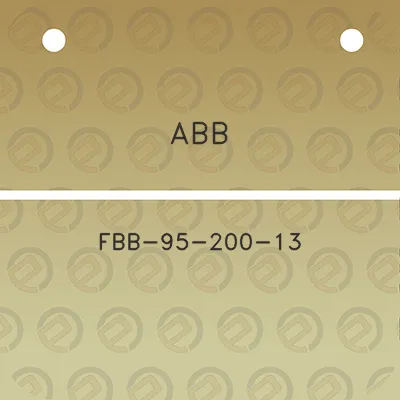 abb-fbb-95-200-13