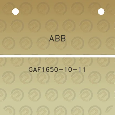 abb-gaf1650-10-11