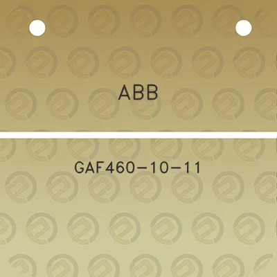 abb-gaf460-10-11