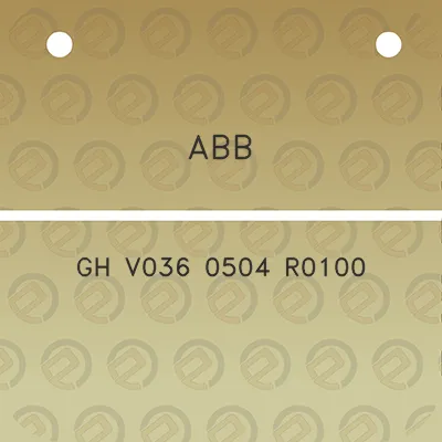 abb-gh-v036-0504-r0100