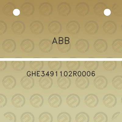 abb-ghe3491102r0006