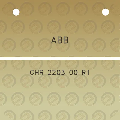 abb-ghr-2203-00-r1