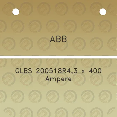 abb-glbs-200518r43-x-400-ampere