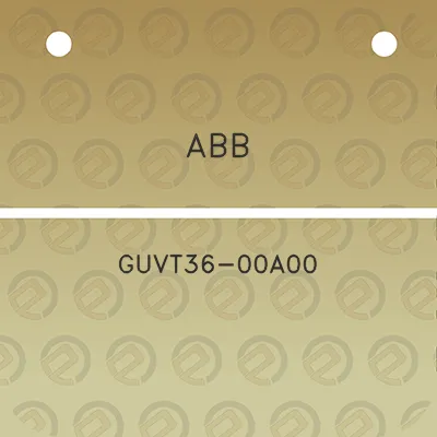 abb-guvt36-00a00