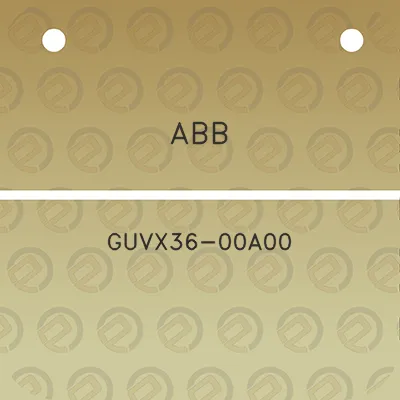 abb-guvx36-00a00