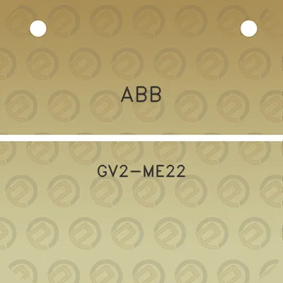 abb-gv2-me22