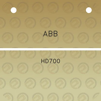 abb-hd700