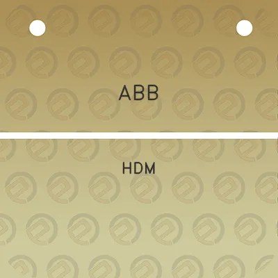 abb-hdm