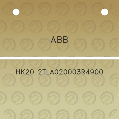 abb-hk20-2tla020003r4900