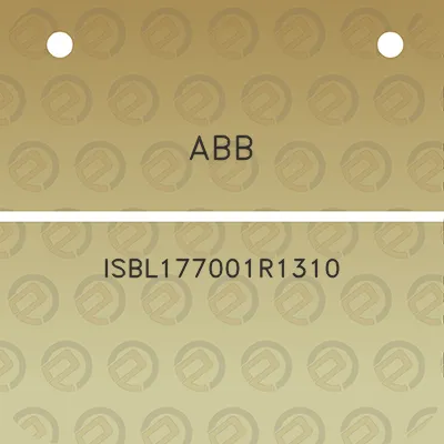 abb-isbl177001r1310