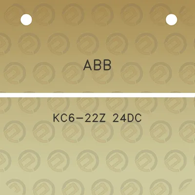 abb-kc6-22z-24dc