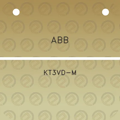 abb-kt3vd-m