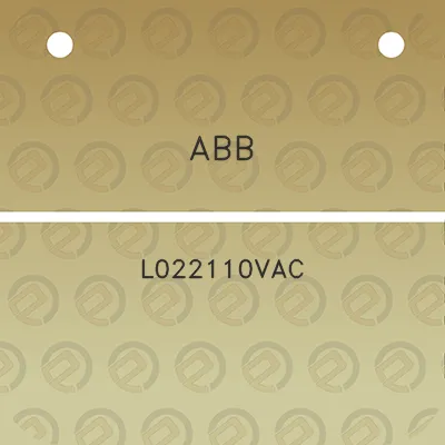 abb-l022110vac