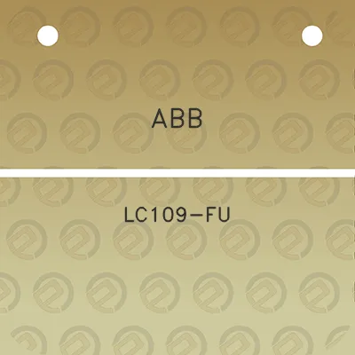 abb-lc109-fu