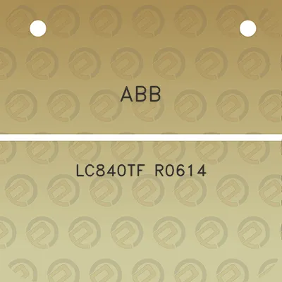 abb-lc840tf-r0614