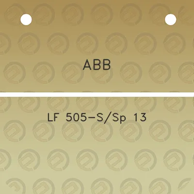 abb-lf-505-ssp-13