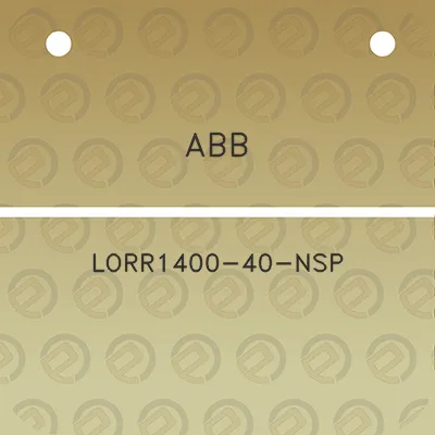 abb-lorr1400-40-nsp