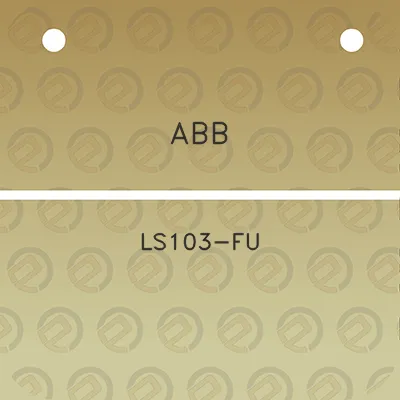 abb-ls103-fu