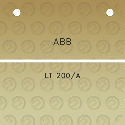 abb-lt-200a