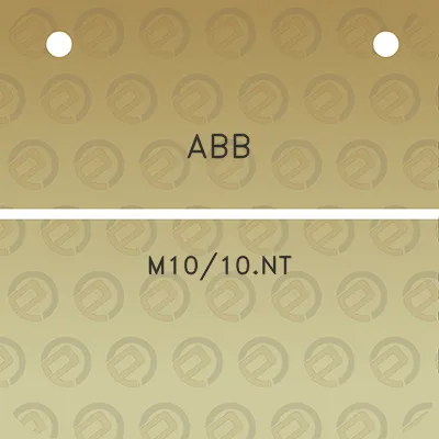 abb-m1010nt