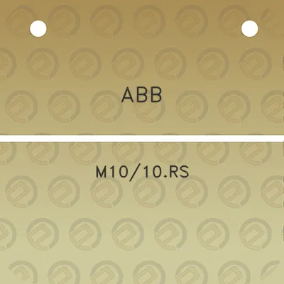 abb-m1010rs