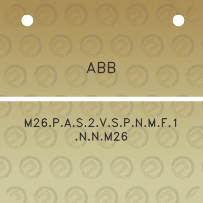 abb-m26pas2vspnmf1nnm26