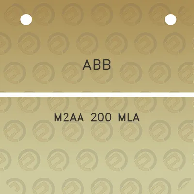 abb-m2aa-200-mla