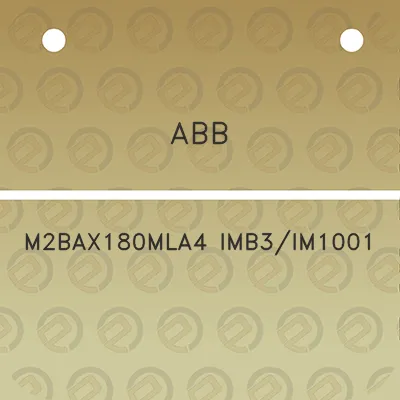 abb-m2bax180mla4-imb3im1001