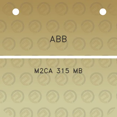 abb-m2ca-315-mb