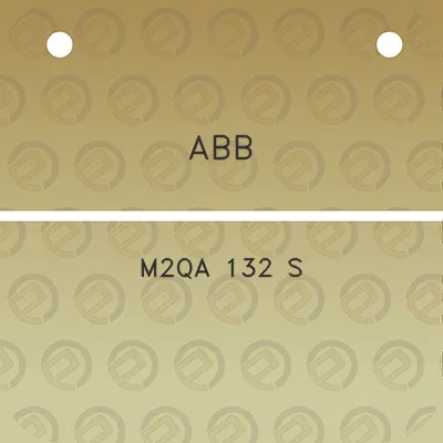 abb-m2qa-132-s