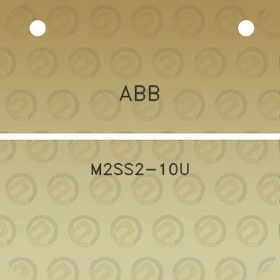 abb-m2ss2-10u