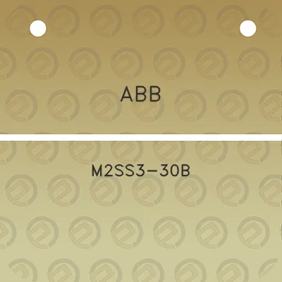 abb-m2ss3-30b