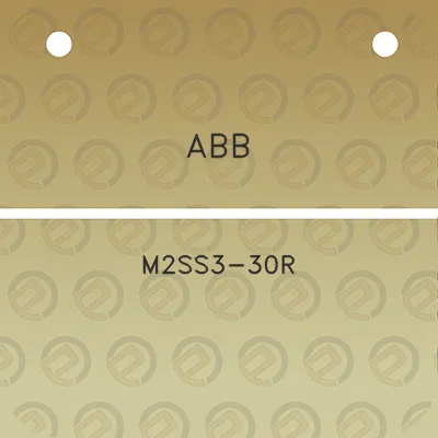 abb-m2ss3-30r