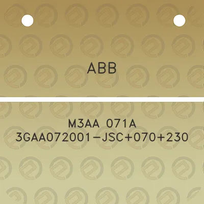 abb-m3aa-071a-3gaa072001-jsc070230