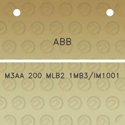 abb-m3aa-200-mlb2-1mb3im1001