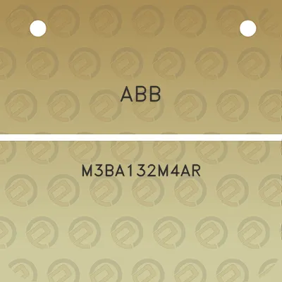 abb-m3ba132m4ar