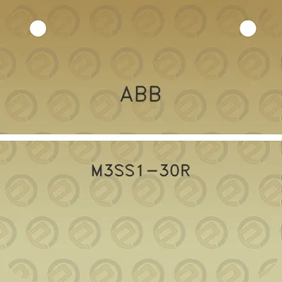 abb-m3ss1-30r