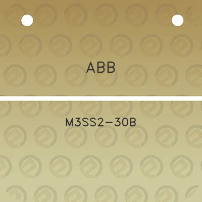 abb-m3ss2-30b