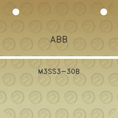 abb-m3ss3-30b