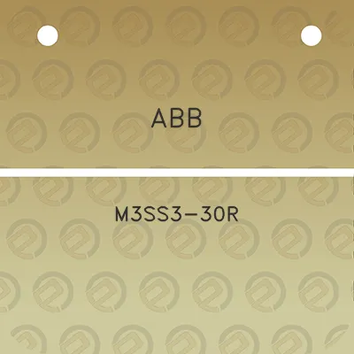 abb-m3ss3-30r