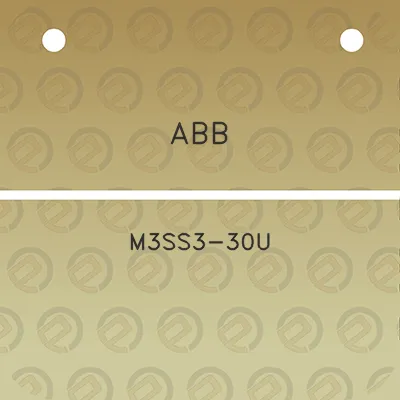 abb-m3ss3-30u