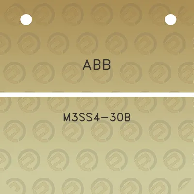 abb-m3ss4-30b