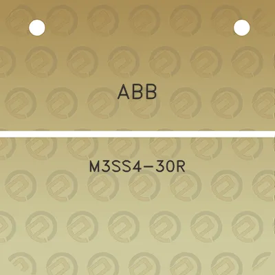 abb-m3ss4-30r