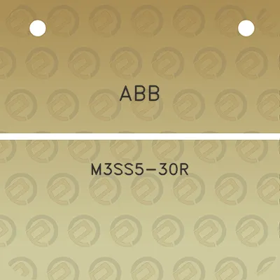 abb-m3ss5-30r