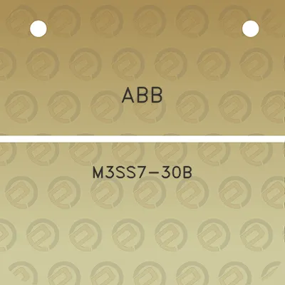 abb-m3ss7-30b