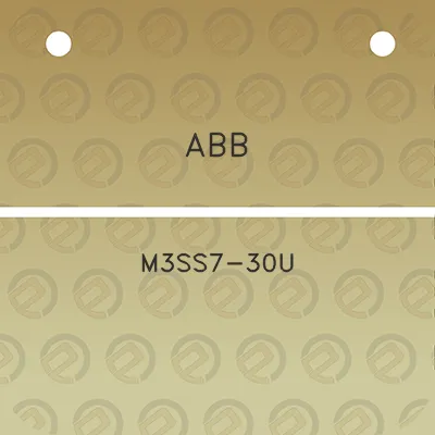 abb-m3ss7-30u