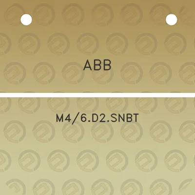 abb-m46d2snbt